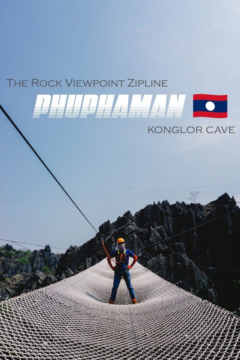 Zipline The Rock Phuphamarn -ภูผาม่าน-ถ้ำกองลอ ลาว